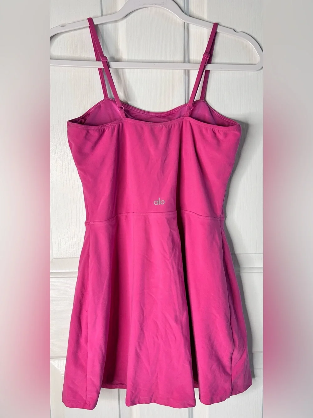 ALO Yoga Alosoft Courtside Tennis Dress- Paradise Pink/ Size Medium